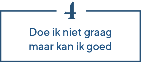 Doe ik niet graag maar kan ik niet goed